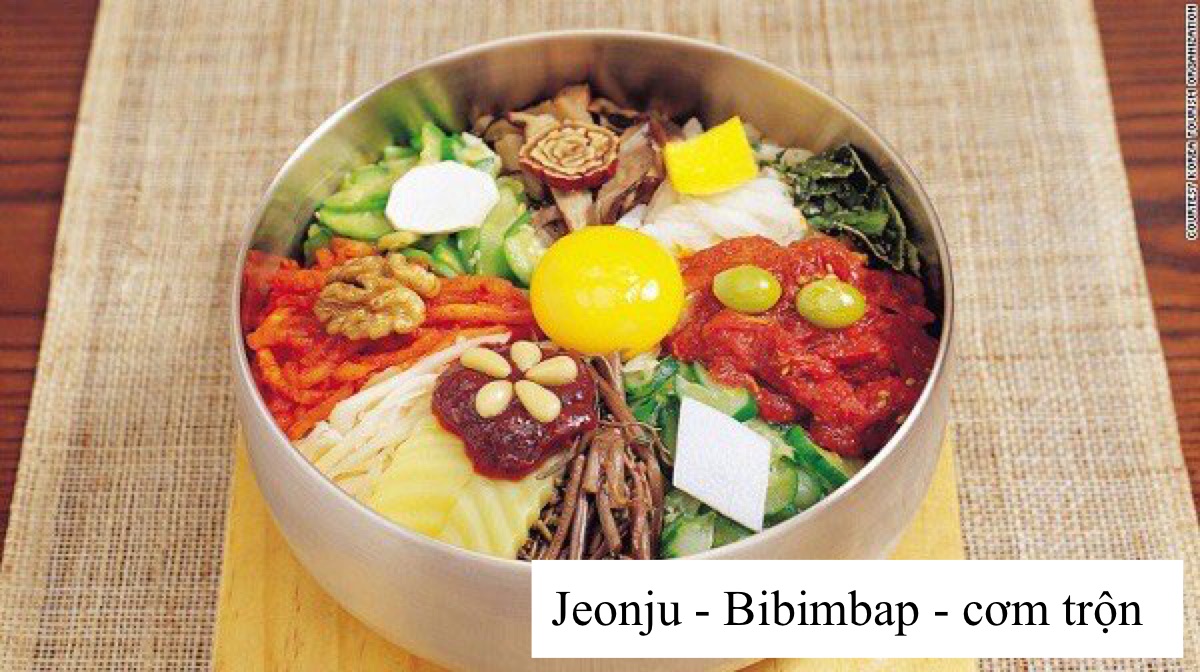 Jeonju bibimbap luôn đem lại sự hài lòng cho thực khách