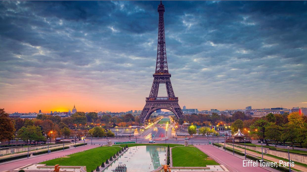 The most beautiful and romantic Paris tourist destination