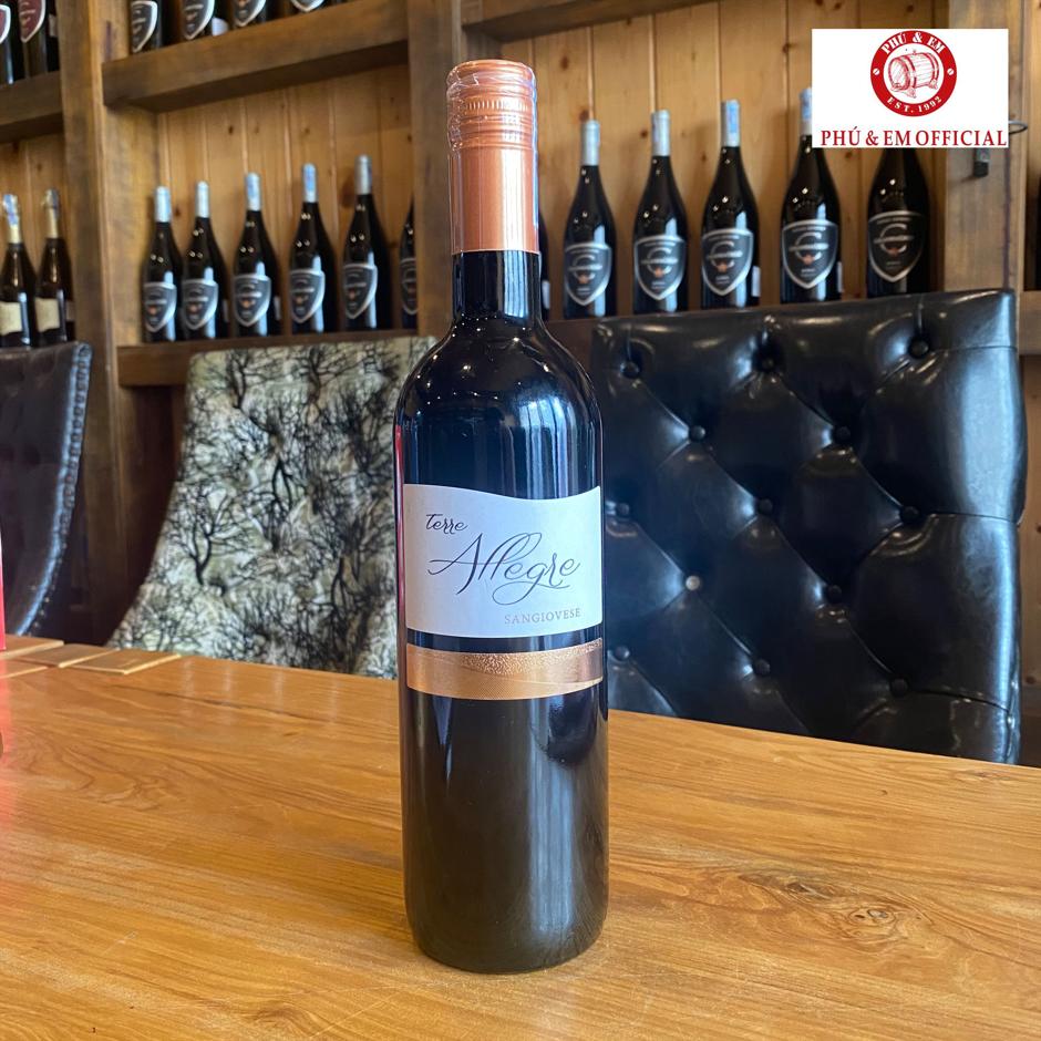 Rượu Vang Đỏ Ý Terre Allegre Sangiovese – PHU EM FOOD & WINE