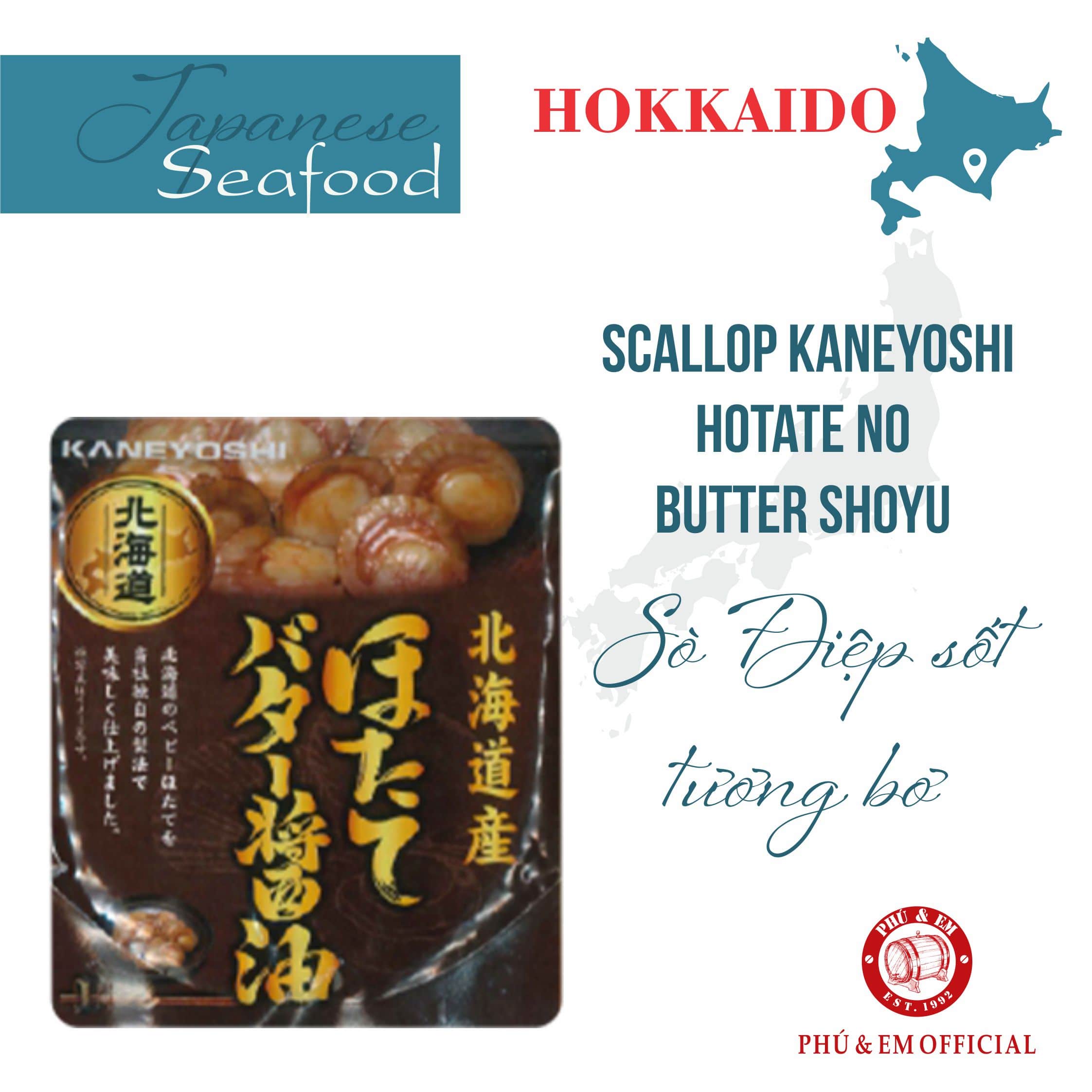 Sò Điệp Sốt Tương Bơ - Scallop Kaneyoshi Hotate No Butter Shoyu