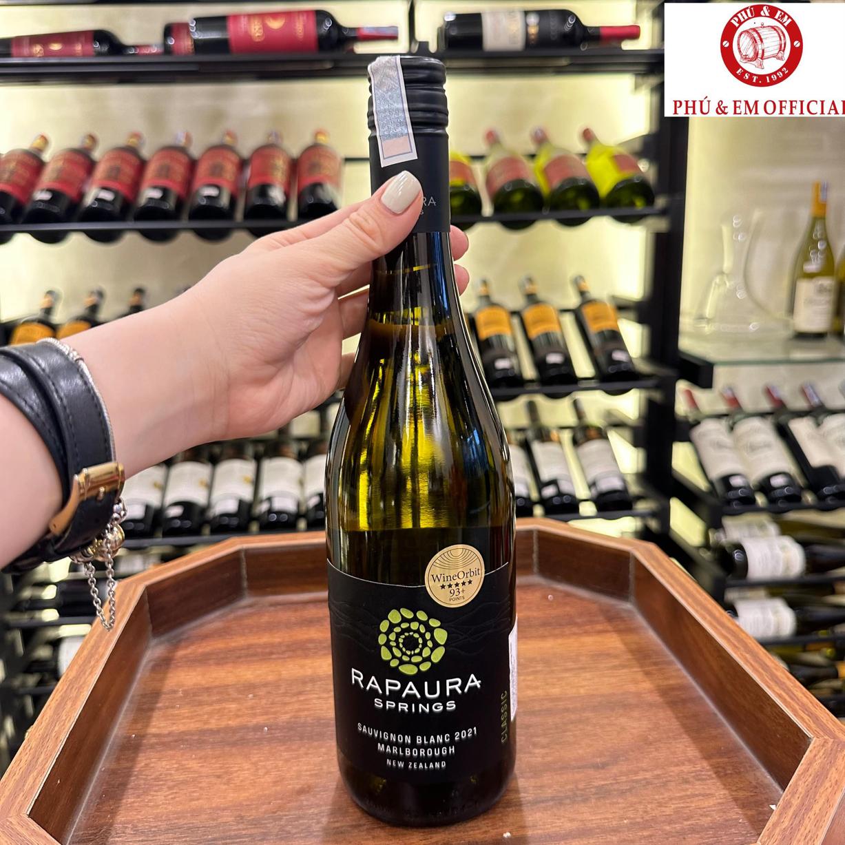 Rượu Vang Trắng New Zealand Rapaura Springs Classic Marlborough