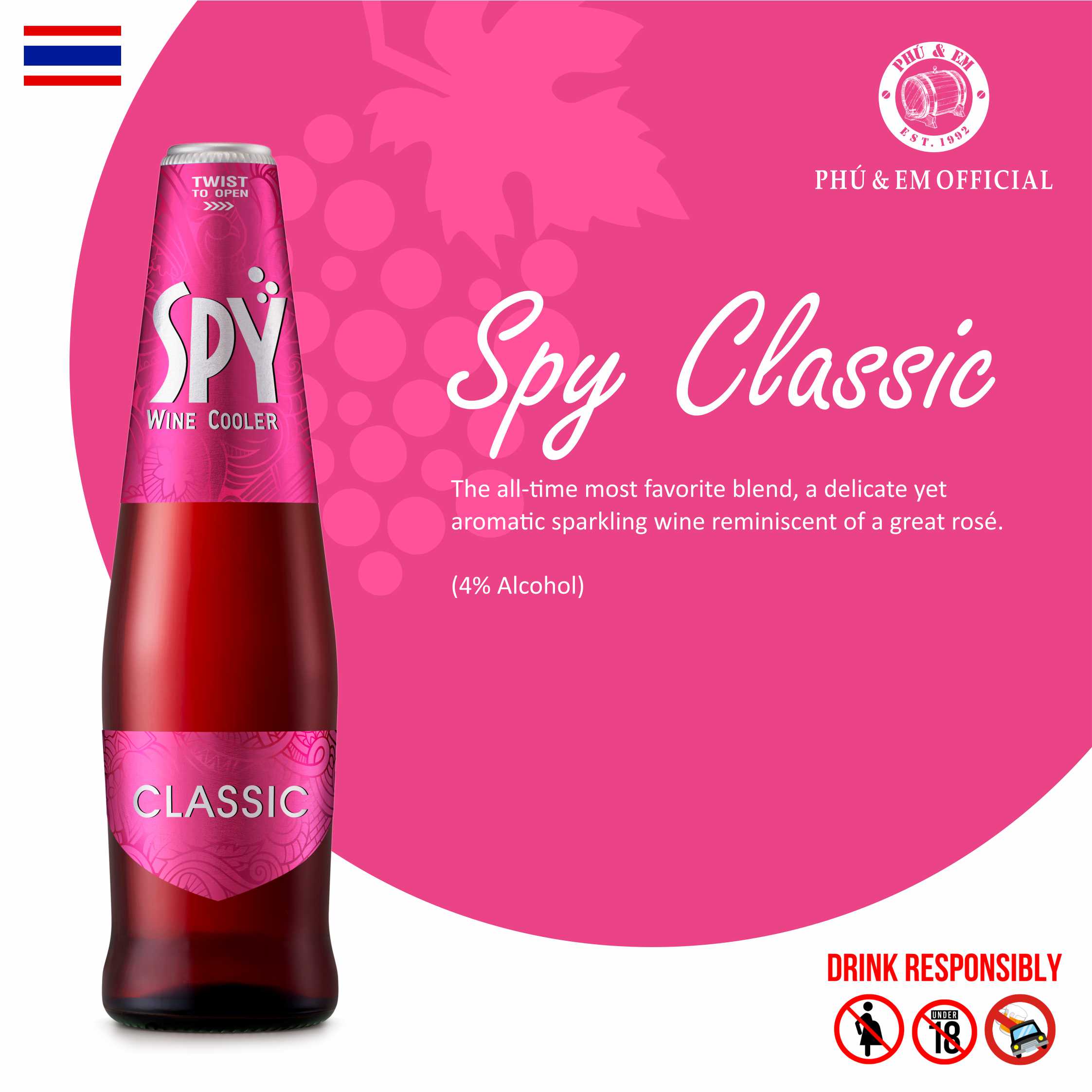 Rượu Trái Cây Thái Lan Spy Classic