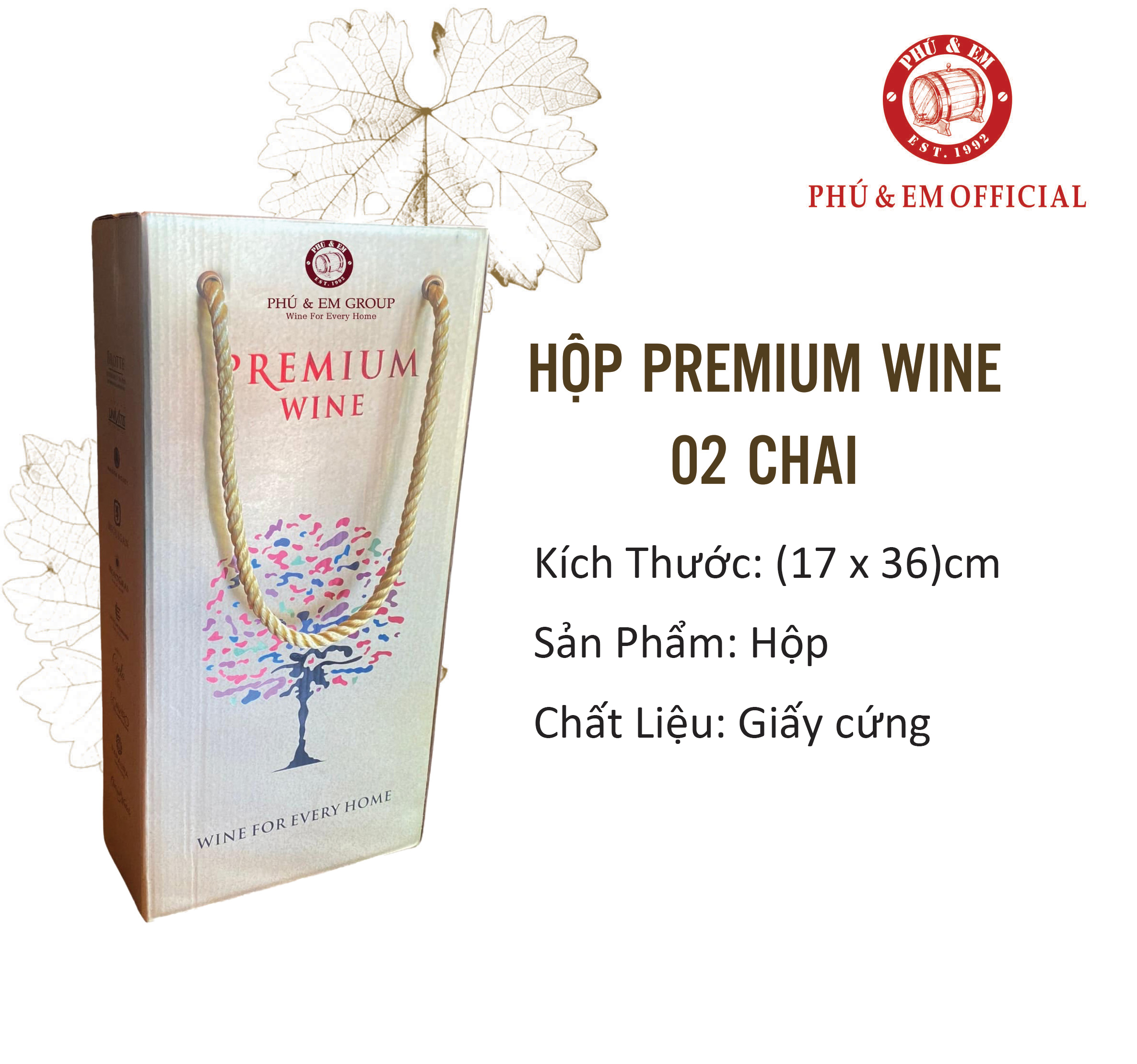 Hộp Premium Wine 02 Chai