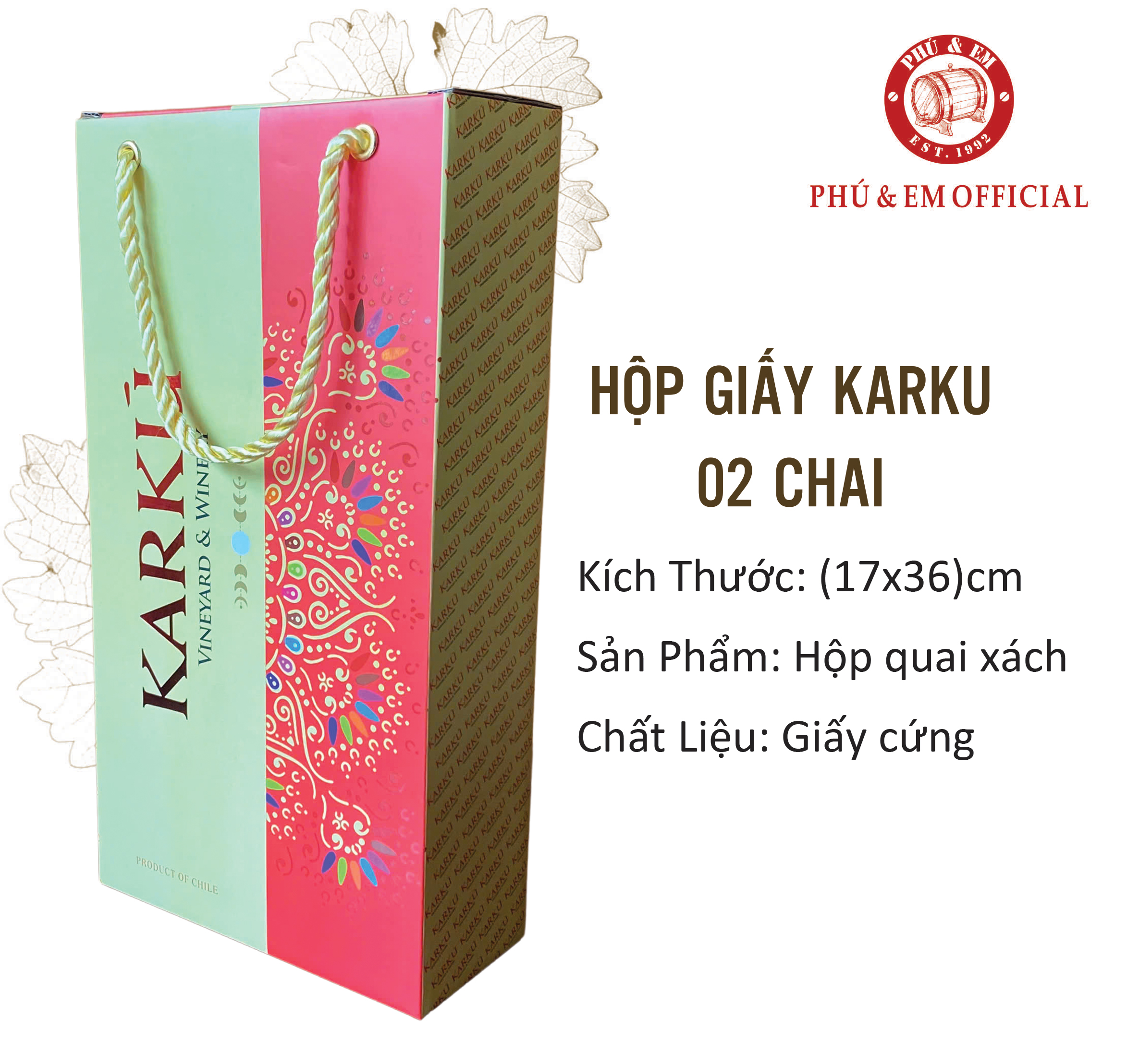 Hộp Karku 02 chai