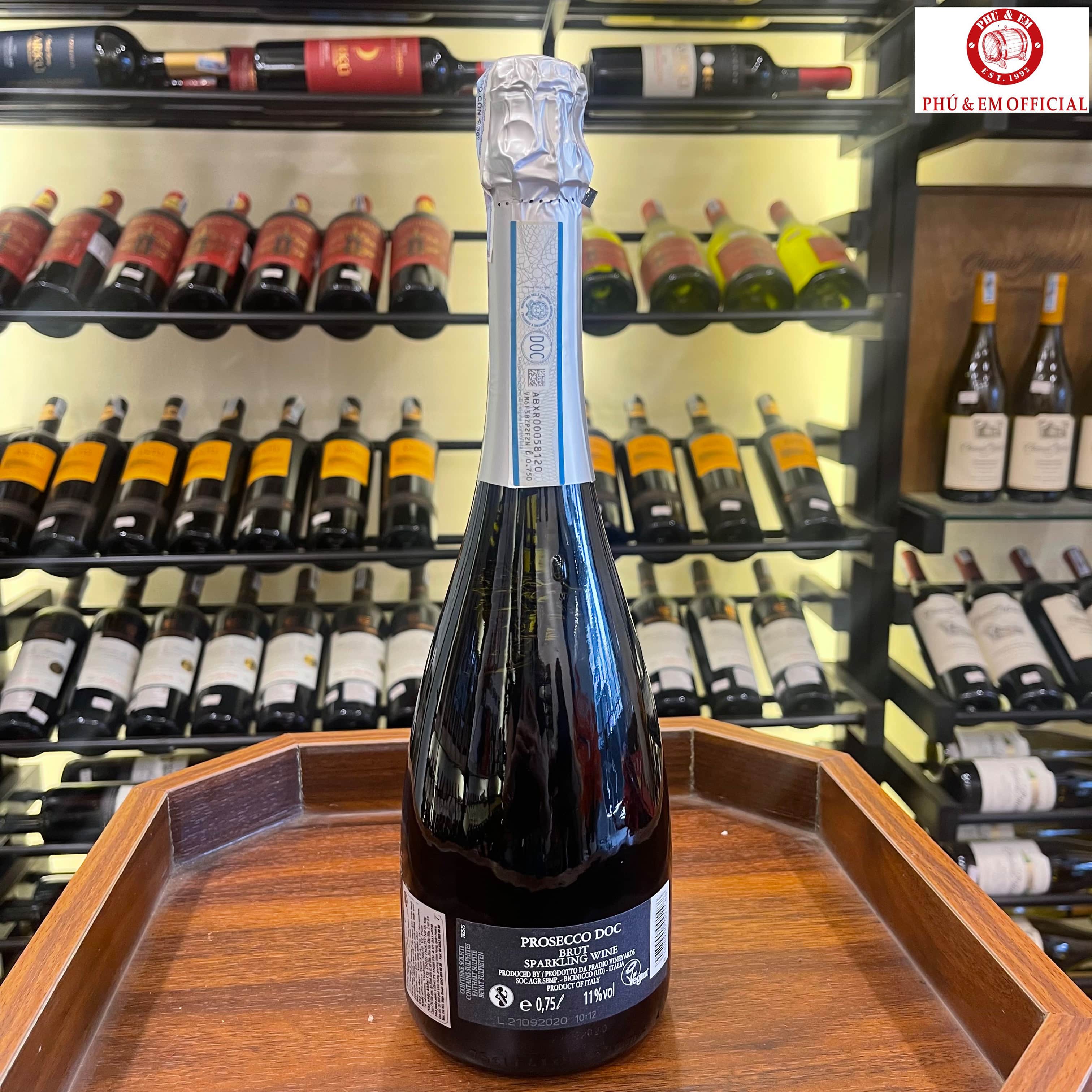 Rượu Vang Nổ Ý PassaParola Prosecco Brut – PHU EM FOOD & WINE
