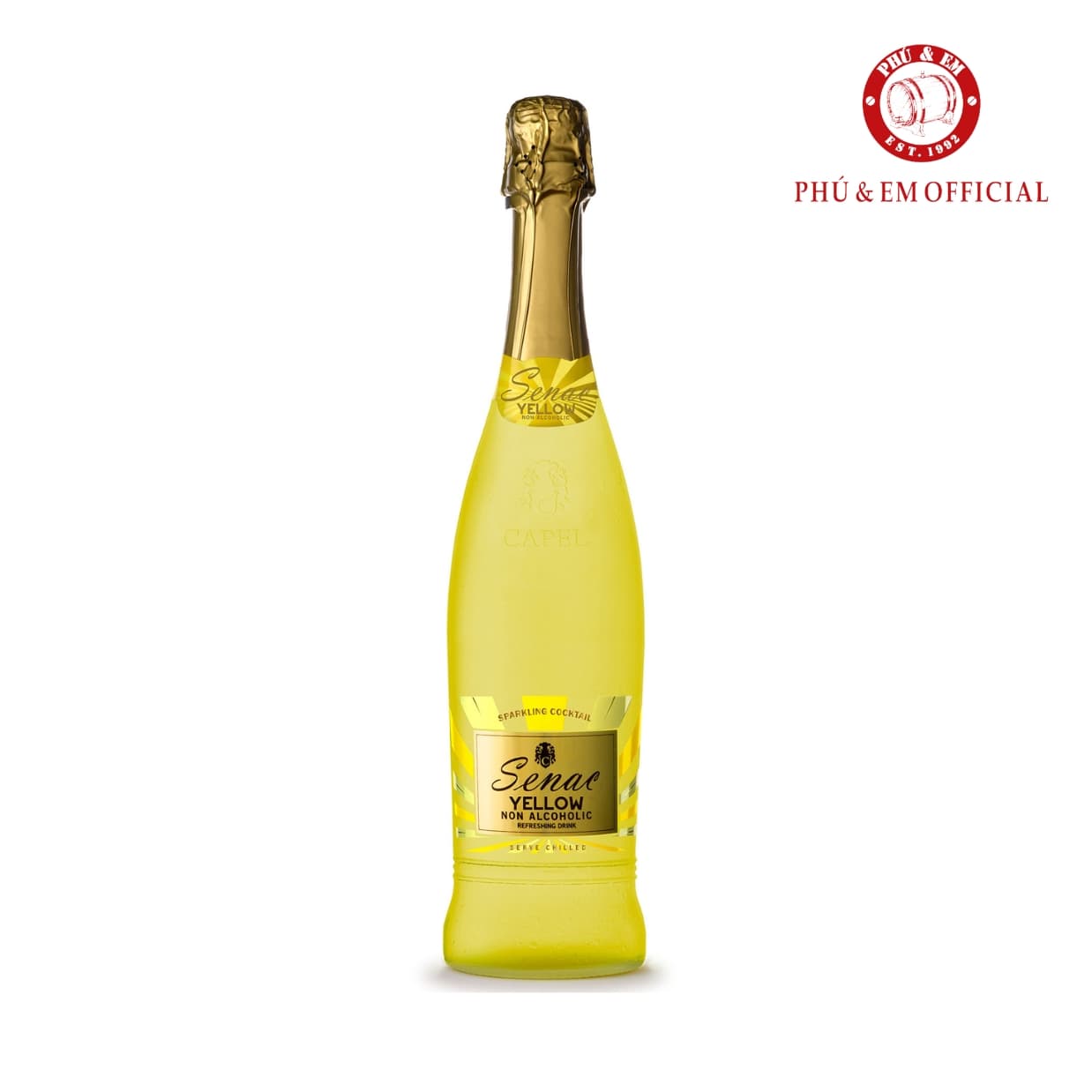  Nước Trái Cây Lên Men Không Cồn Tây Ban Nha Senac Cocktail Vị Dưa Lưới 