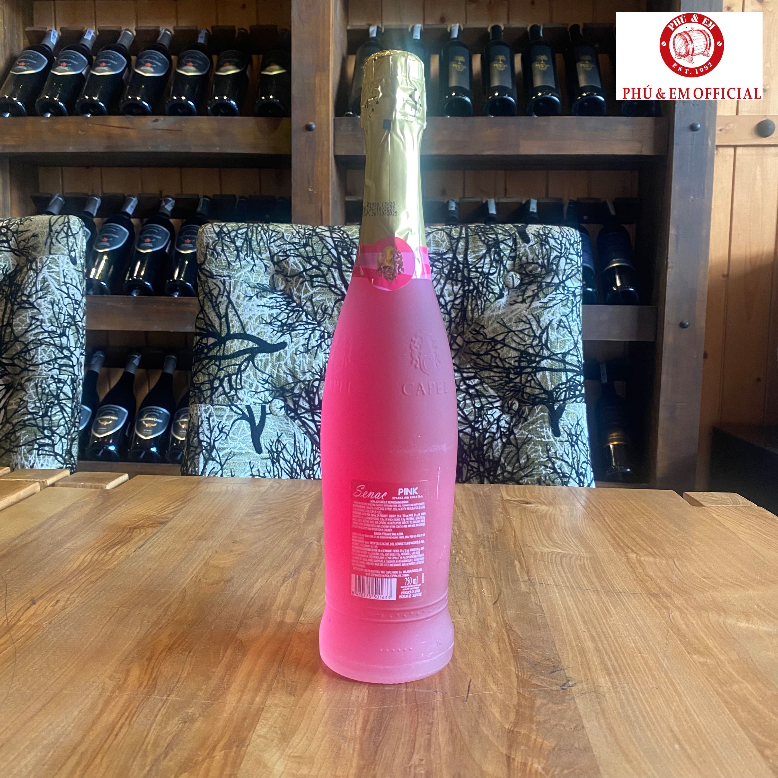  Nước Trái Cây Lên Men Không Cồn Tây Ban Nha Senac Cocktail Vị Mâm Xôi 
