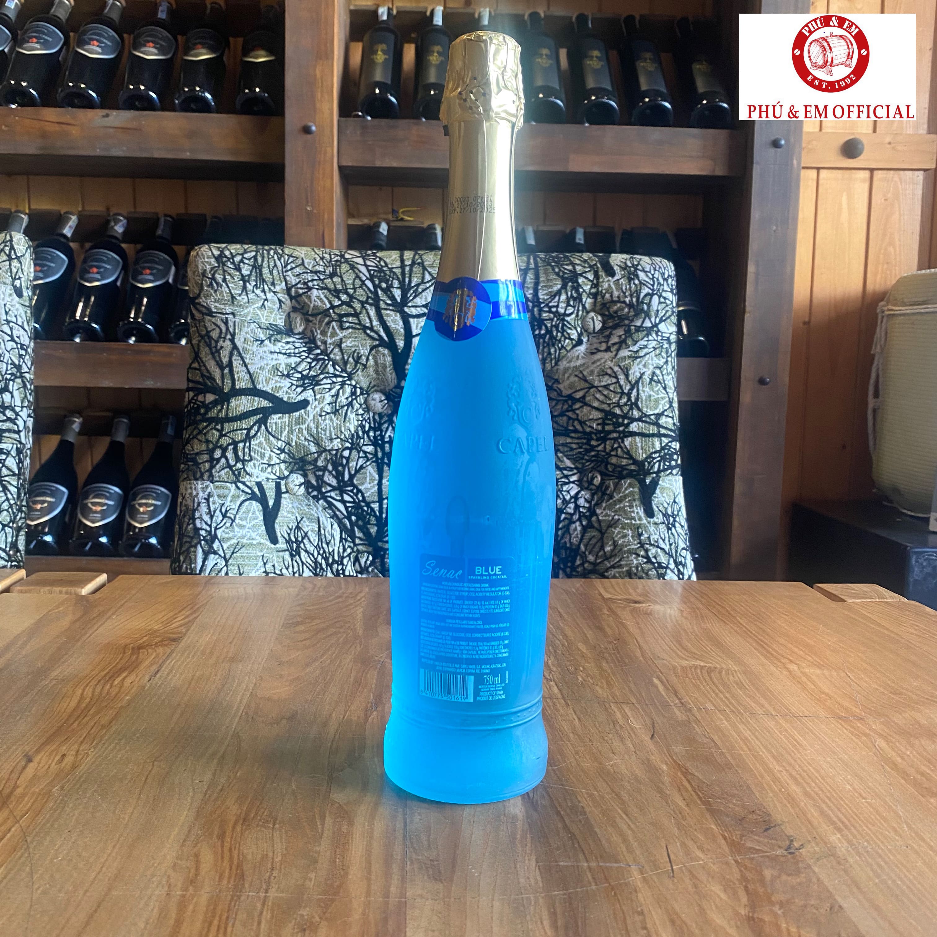  Nước Trái Cây Lên Men Không Cồn Tây Ban Nha Senac Cocktail Vị Việt Quất 