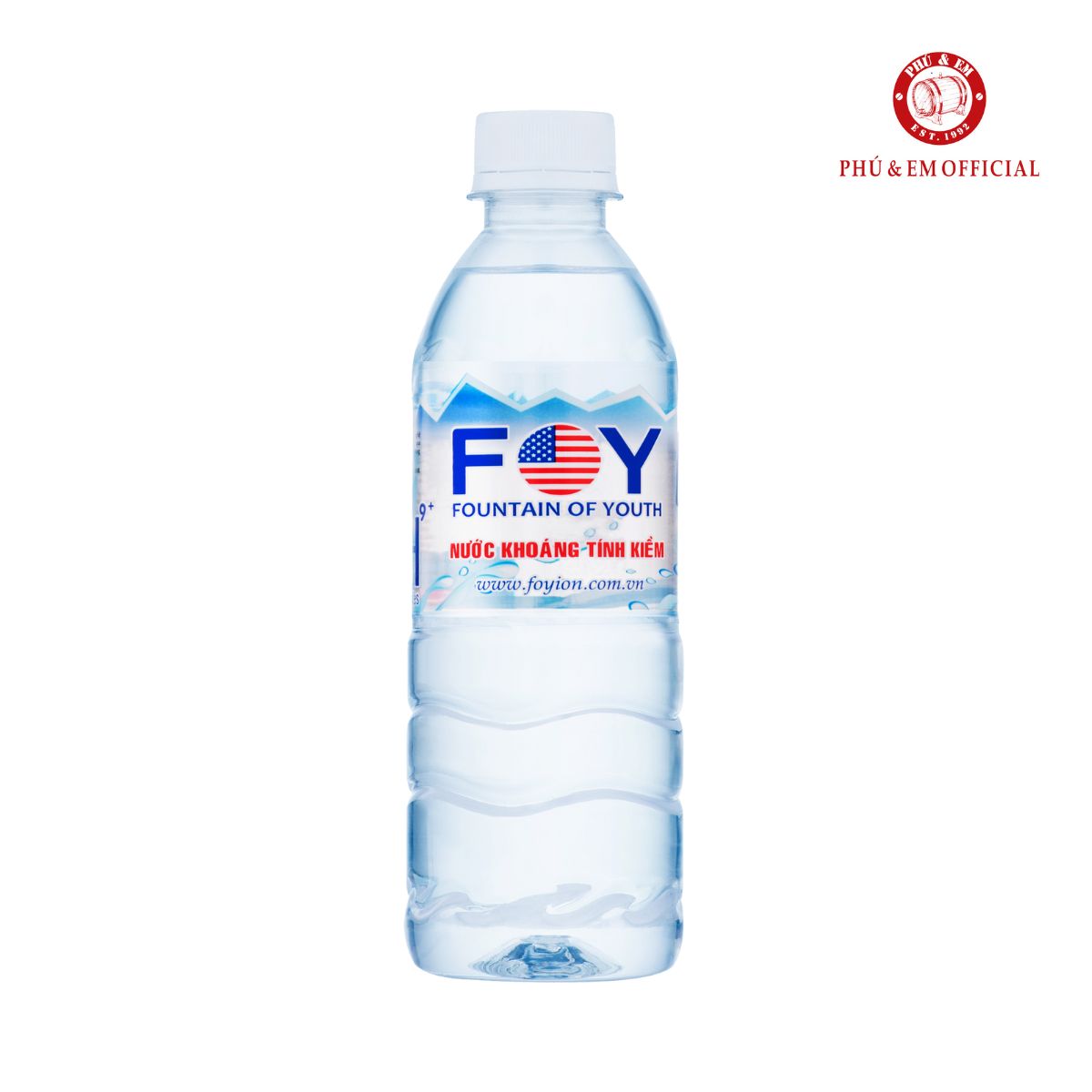 Thùng Nước Khoáng Tính Kiềm FOY 350ml