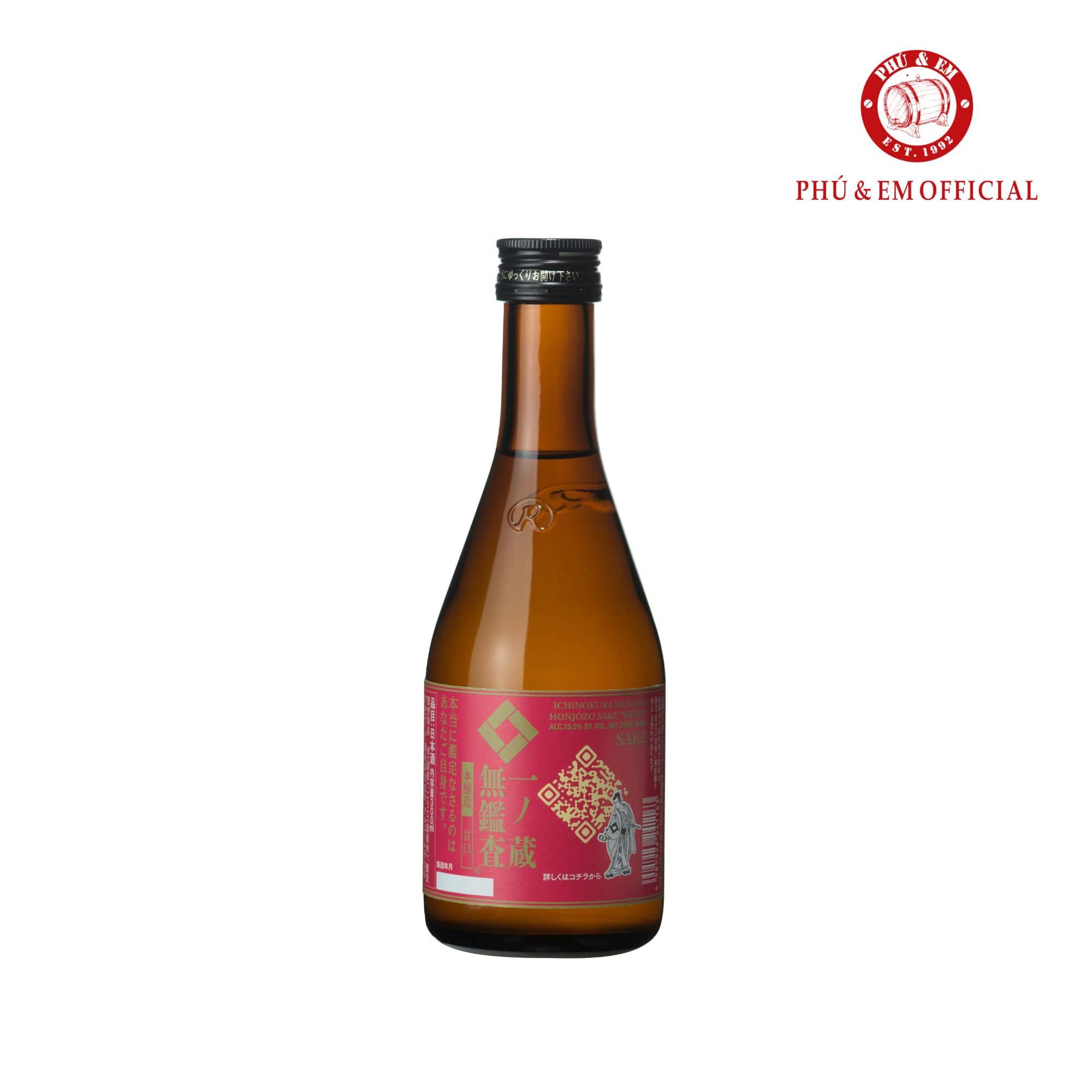  Rượu Sake Nhật Ichinokura Mukansa Honjozo Sweet 300ml 