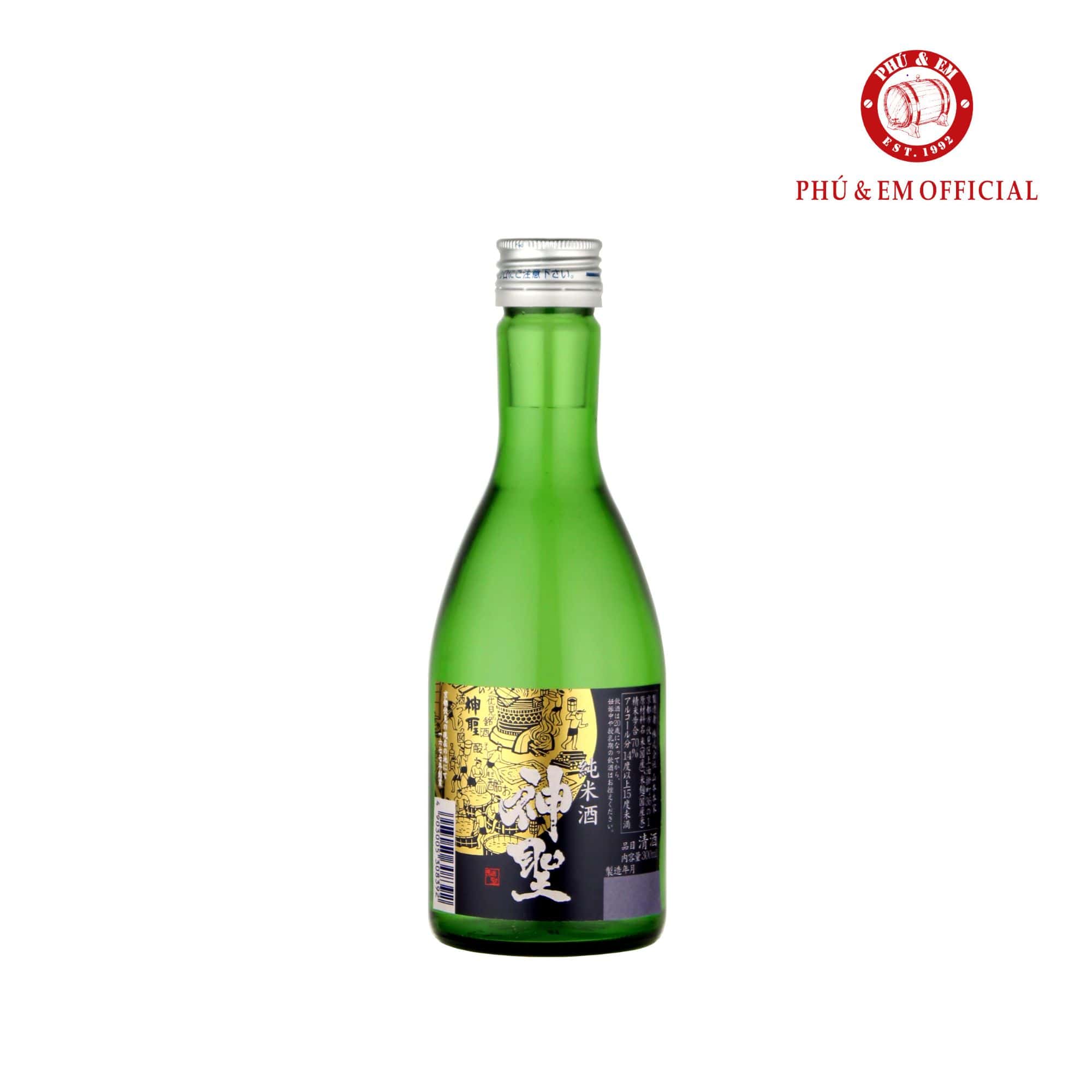  Rượu Sake Nhật Shinsei Junmaishu 300ml 