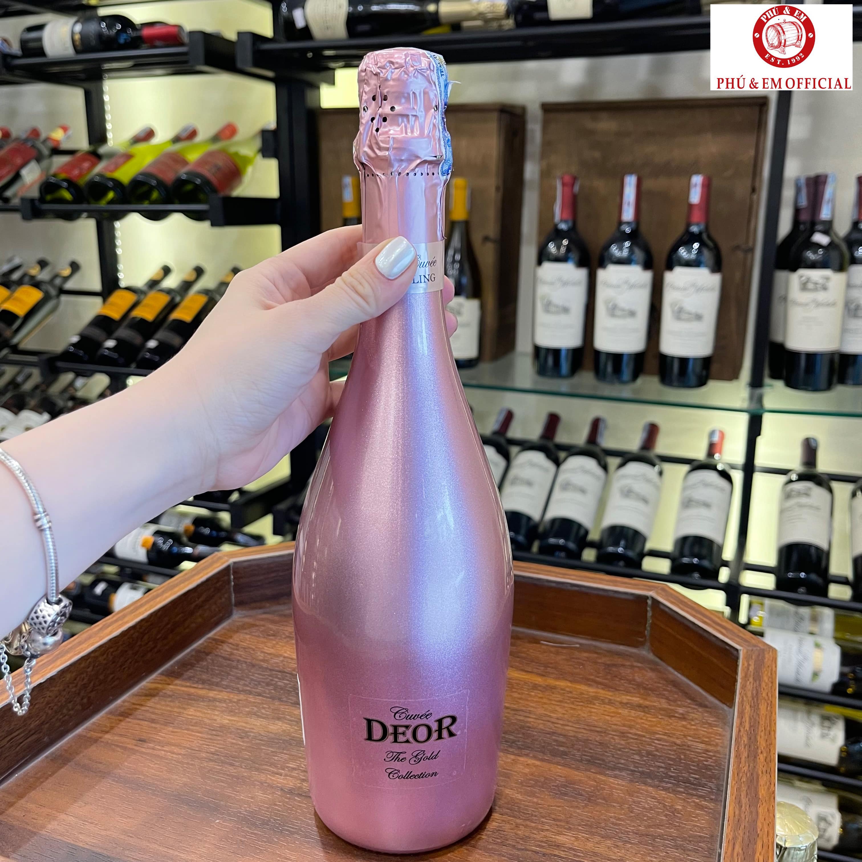  Rượu Vang Nổ Ý Cuvee Deor The Gold Collection Rosé Spumante Extra Dry 