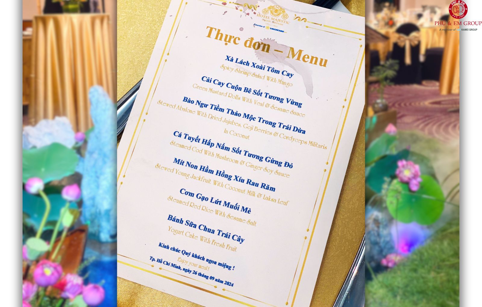 Giới thiệu dự án Thông Tin Dinh Dưỡng Trên Thực Đơn