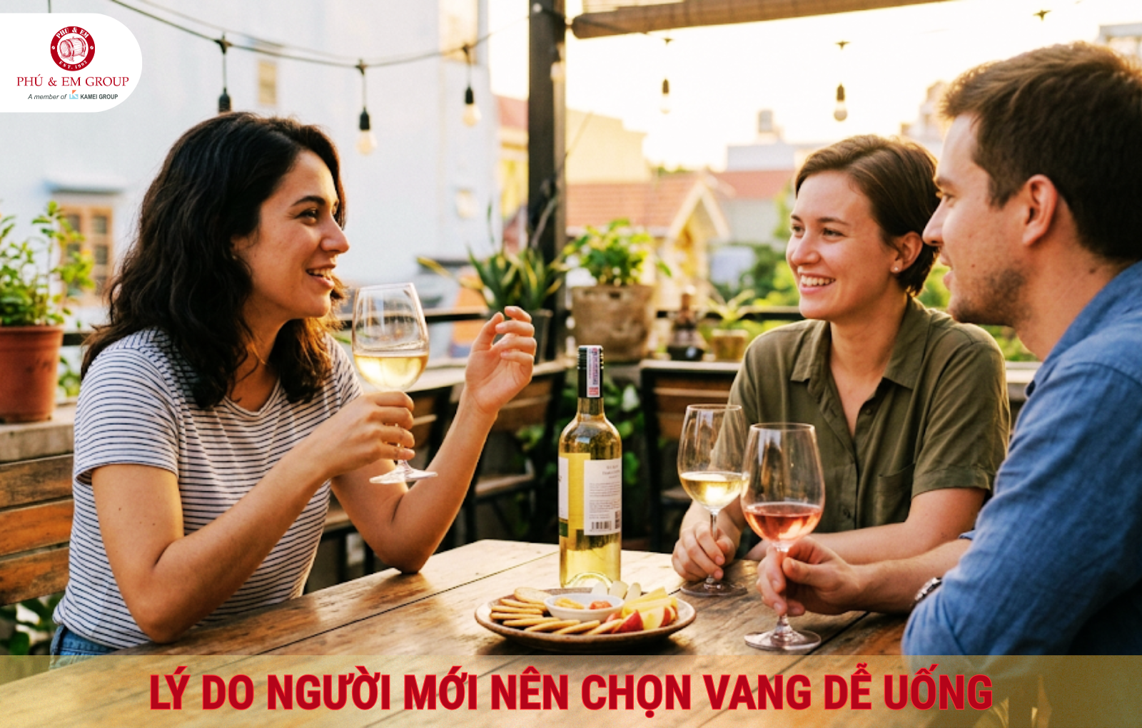 L&yacute; do người mới n&ecirc;n chọn vang dễ uống