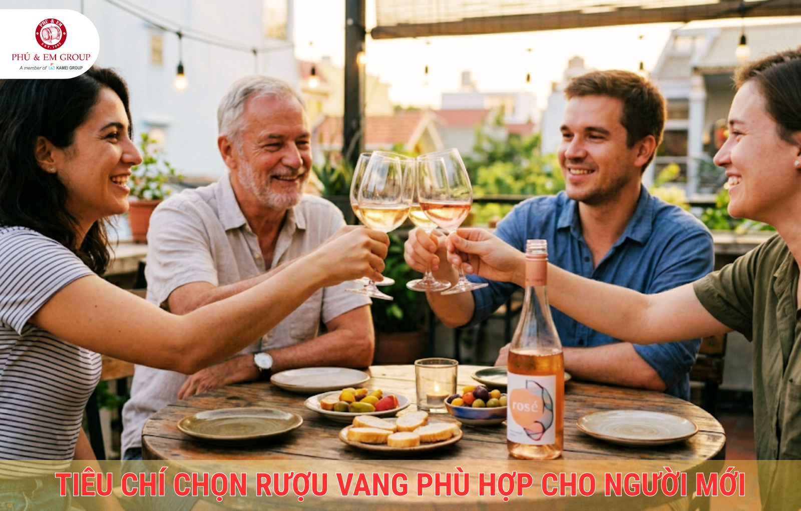 Ti&ecirc;u ch&iacute; chọn rượu vang ph&ugrave; hợp cho người mới.