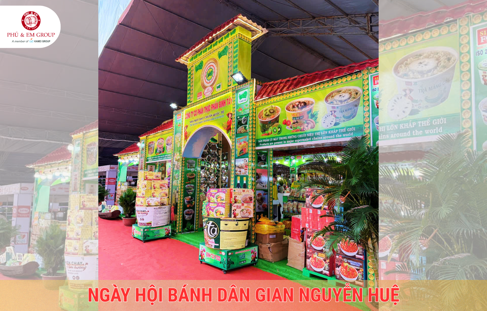 Ng&agrave;y hội b&aacute;nh d&acirc;n gian Nguyễn Huệ
