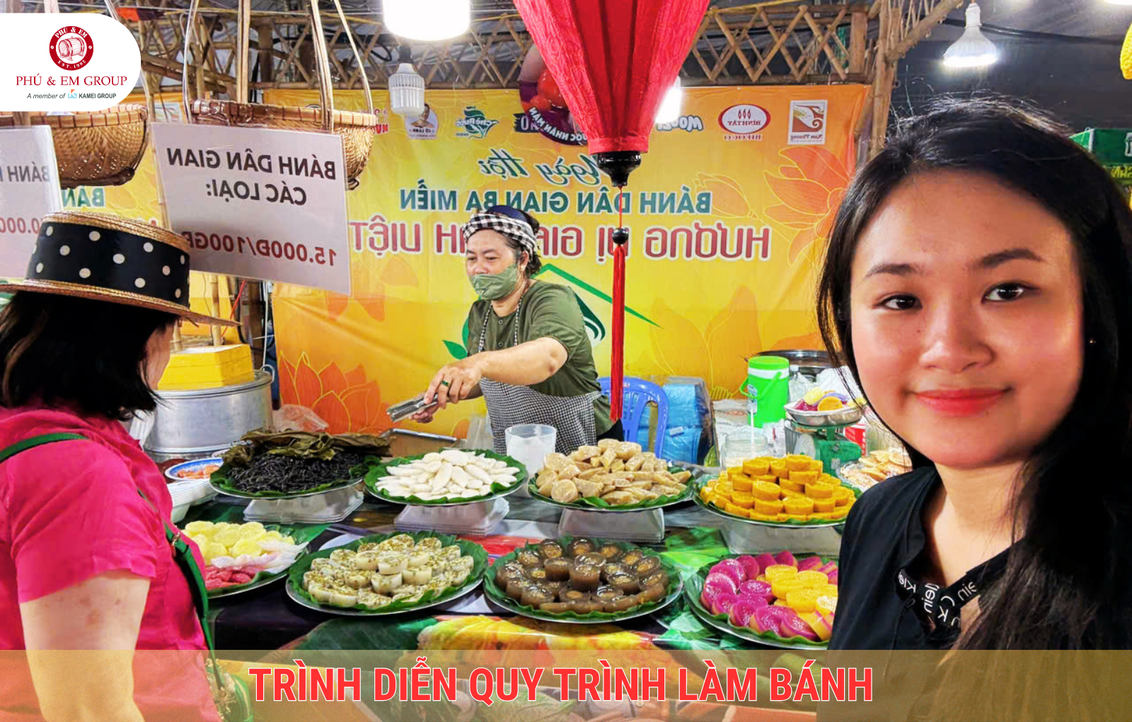 Tr&igrave;nh diễn quy tr&igrave;nh l&agrave;m b&aacute;nh thu h&uacute;t kh&aacute;ch tham quan